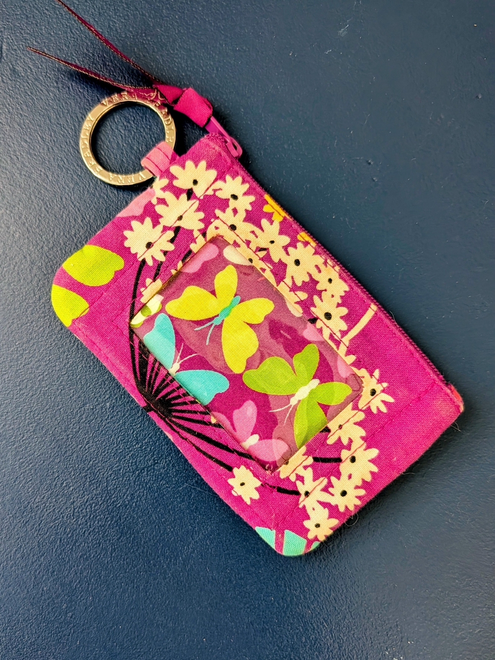 Vera Bradley ID Holder Key Chain